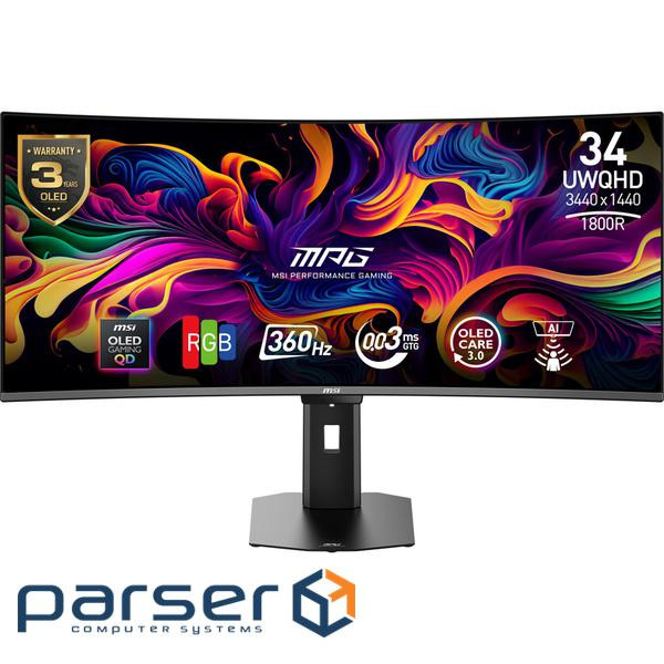 Монітор 34" MPG 341CQR QD-OLED X36 MSI