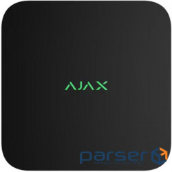 Мережевий відеореєстратор Ajax NVR, 8 каналів, jeweller, чорний (000034515) (000034515)