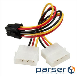 Кабель-перехідник для живлення відеокарти 4+4P-->6P, OEM Q50 (YT-PAV-4+4P- (YT-PAV-4+4P-->6P) 4+4P-->6P, OEM Q50 (YT-PAV-4+4P- (YT-PAV-4+4P-->6P)