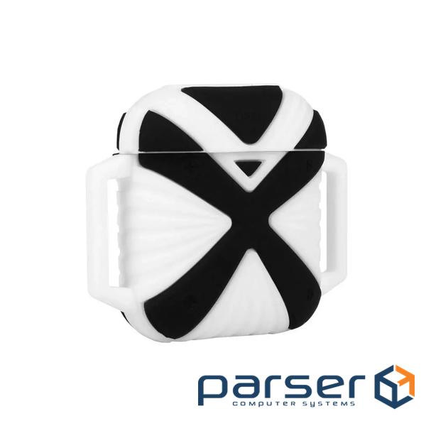 Чохол для навушників X-HuWei i-Smile для Apple AirPods IPH1443 Black+White (702333)