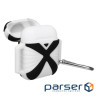 Чохол для навушників X-HuWei i-Smile для Apple AirPods IPH1443 Black+White (702333)