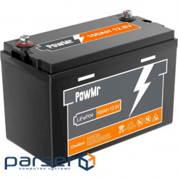 Акумуляторна батарея POWMR LiFePO4 POW-100AH-12V (12.8В, 100Ач )