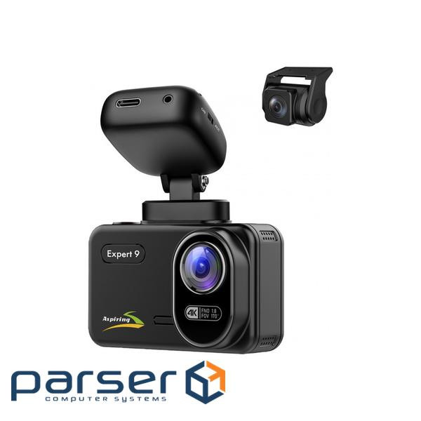 Відеореєстратор Aspiring Expert 9 Speedcam, WI-FI, GPS, 2K, 2 cameras (Aspiring Expert 9 Speedcam,