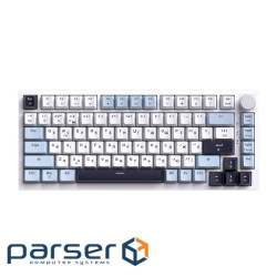 Дротова механічна клавіатура GamePro MK160 V2 Warden QLAB Sakura White (MK160-V2-BL-QS)