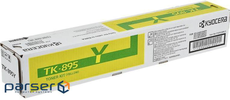 Тонер-картридж Kyocera TK-895Y (1T02K0ANL0)