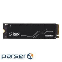 Накопичувач SSD 512GB Kingston KC3000 M.2 2280 PCIe 4.0 x4 NVMe 3D TLC (SKC3000S/512G)