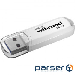 Флешка WIBRAND Marten 64GB USB3.2 White (WI3.2/MA64P10W)