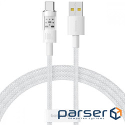 Кабель Baseus Gem Fast-Charging Data Cable Type-C 100W 2m white (P10373002211-01)