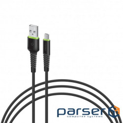 Date cable USB 2.0 AM to Micro 5P 3.0m CBFLEXM3 black Intaleo (1283126487491)