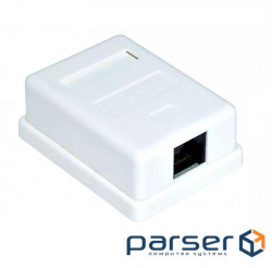 Network socket RJ45 UTP5e (socket), external ABS IDC, white (62.09.8393-1)