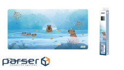 Килимок для миші 2E CAPYBARRA, L(800x400x2мм), синій (2E-PAD-L-CAPY-BLUE) (2E-PAD-L-CAPY-BLUE)