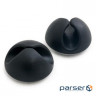 Cable holder Extradigital Cable Clips, black * 6 (KBC1663)