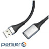 Дата кабель USB 2.0 AM/AM 3.0m black XO (NB-219-USB-3m)