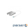 Багатопортовий мультиадаптер J5create JUA365-N USB-A на 2xHDMI