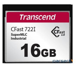 TS16GCFX722I - Transcend 16GB CFast Card, SLC mode, WD-15 Wide Temp
