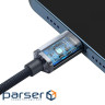 Кабель Baseus Crystal Shine Type-C to Lightning 20W 1.2M Синій (CAJY000203)