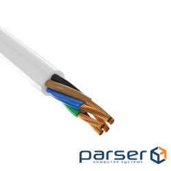 Кабель Одескабель 05VV-F 5G16 білий, ціна за метр (5136112пвс)