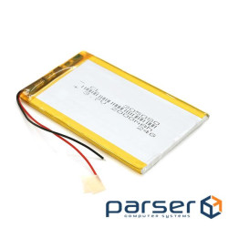 Літій-полімерний акумулятор 3*50*80mm (Li-ion 3.7В 2000мА&middot,год) (305080) ) (305080)