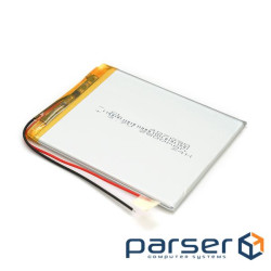 Літій-полімерний акумулятор 4*70*90mm (Li-ion 3.7В 2800мА&middot,ч) (407090) ) (407090)