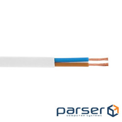 Кабель Одескабель H03VVH2-F 2*0,75 білий, бухта 100м (5136118шв)