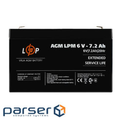 Аккумулятор AGM LPM 6V - 7.2 Ah (42539)