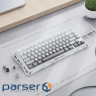 Клавіатура GravaStar Mercury K1 TKL Wireless/Bluetooth/USB UA White (GSK1_GWHT) (GSK1 GWHT)
