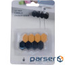 Тримач для кабелю Extradigital CC-963 Cable Clips, Black/Orange (KBC1804)