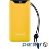 Портативний зарядний пристрій USB 10000MAH QC3.0 YELLOW F10000 7332039 INTENSO USB 10000MAH QC3.0 YELLOW F10000 7332039 INTENSO