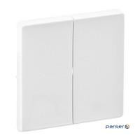 Клавіша вимикача Legrand Valena IN*MATIC LIFE 2-клавішного, білий (755020)