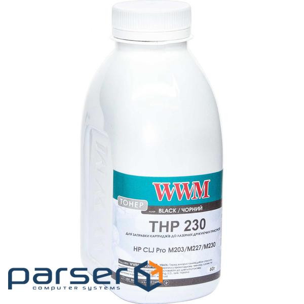Тонер HP LJ Pro M203/M227/M230, 60г Black WWM (WWM-CF230-60)