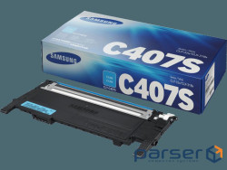 Картридж Samsung CLP-320/320N/325, CLX-3185 cyan, CLT-C407S (ST998A)