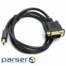 Кабель POWERPLANT Mini DisplayPort - VGA 1м Black (CA911998)