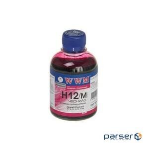 Чорнило WWM HP №10/ 11/12/13/14/82 (Magenta) (H12/M)