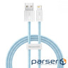 Кабель BASEUS Dynamic Series Fast Charging Data Cable USB to iP 2.4A 1м Blue (CALD000403)