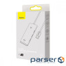 USB-хаб BASEUS Lite Series 4-port USB-A to 4xUSB3.0 Hub Adapter 0.25m Black (WKQX030001)