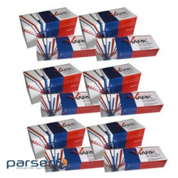 Binding spring bindMARK sq. 6mm (100 pcs.) black (43152)