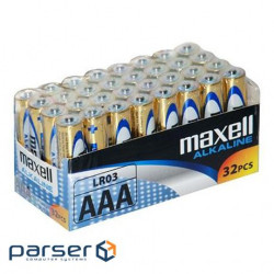 Battery MAXELL Alkaline AAA 32pcs/pack (M-790260.04.CN) (4902580731298)