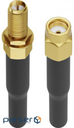 Кабель антенний-підовжувач RF:RP-SMA M/F 3.0m,LMR195 LowLoss Gold Cu,чорний (62.09.8350-1)