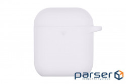 Чохол 2Е для Apple AirPods, Pure Color Silicone (3.0mm) , White (2E-AIR-PODS-IBPCS-3-WT)