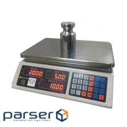 Ваги торгівельні КЗВО ВТНЕ-15Т1-8 RS (KZVO-00159)