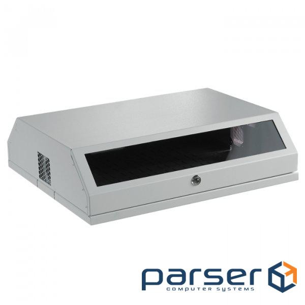 Шафа настінна Mirsan SLIM 3+5U 19" 537x475, RAL 7035 (MR.SLM.02)