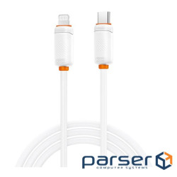 Дата кабель USB-C to Lightning 1.0m 27W white XO (XO-CB-300CL-WH)
