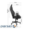 Крісло ігрове GT Racer X-8009 Dark Gray/Black (X-8009 Fabric Dark Gray/Black)