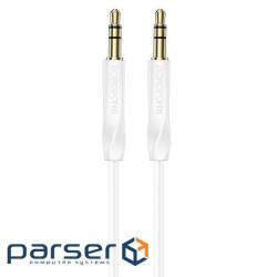 Аудіокабель BOROFONE BL16 Clear sound AUX audio cable White (BL16W)