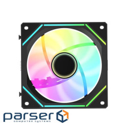 Корпусний вентилятор 120MM GAMMA F12 UNI ARGB чорний (GAMMA-F12-BK1AM00U-GL)