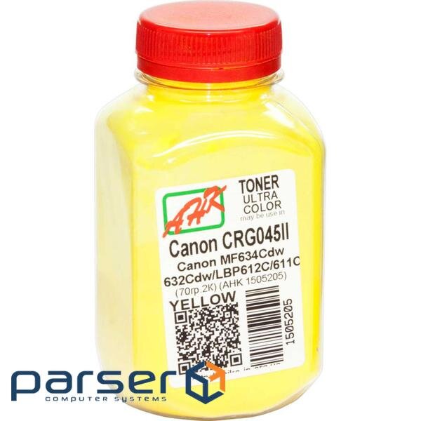 Тонер Canon MF610/630, 70г Yellow AHK (1505205)