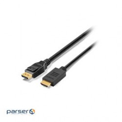 Kensington Cable K33025WW DisplayPort1.2 (M) to HDMI (M) Active Cable 6ft Retail
