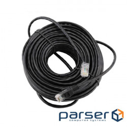 Патч-корд 15 м, UTP, Black, Ritar, литий, RJ45, кат.5е (PCR-CCA/15BK)