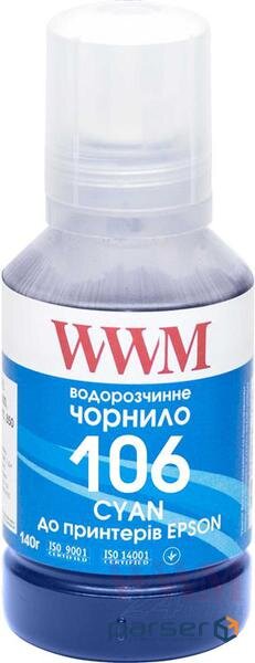 Ink WWM EPSON L7160/7180 140г Cyan (E106C)
