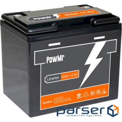 Rechargeable battery POWMR LiFePO4 POW-30AH-12V (12.8V, 30Ah )